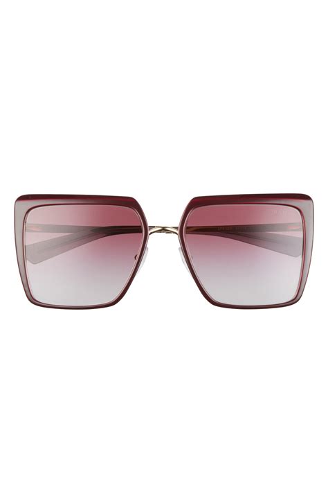 prada sunglasses gradient|Prada 57mm Gradient Square Sunglasses .